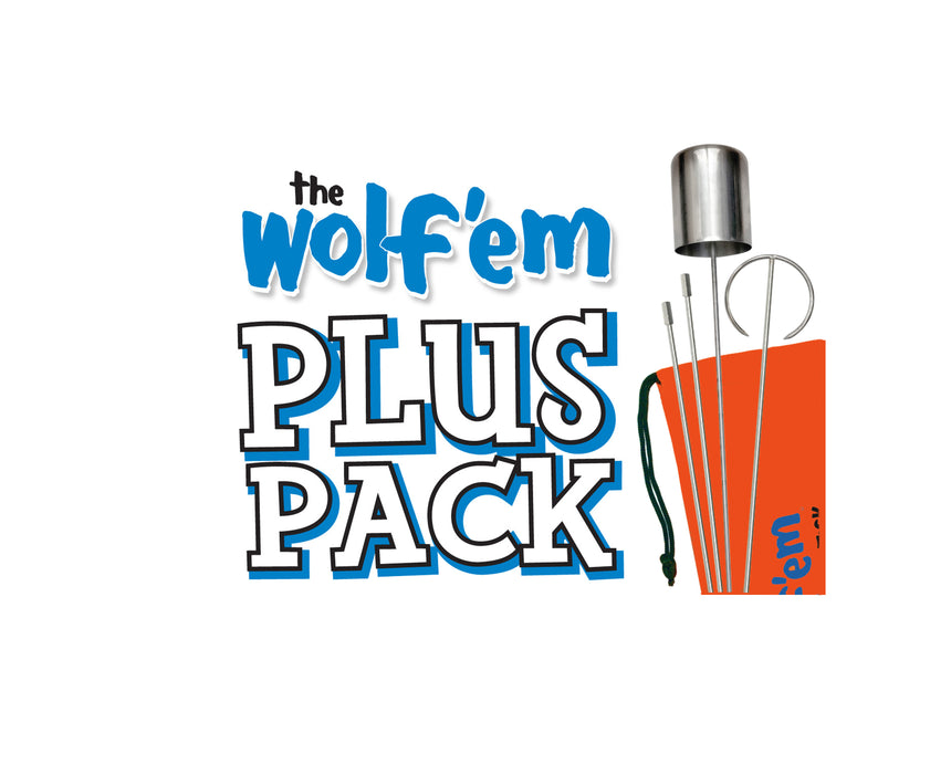 Plus Pack Wolf'em Accessory Kit- Wolf'em Stick Sold Separately