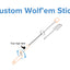 Featured Product:  TWO Wolf'em Sticks® PLUS Carry Bag